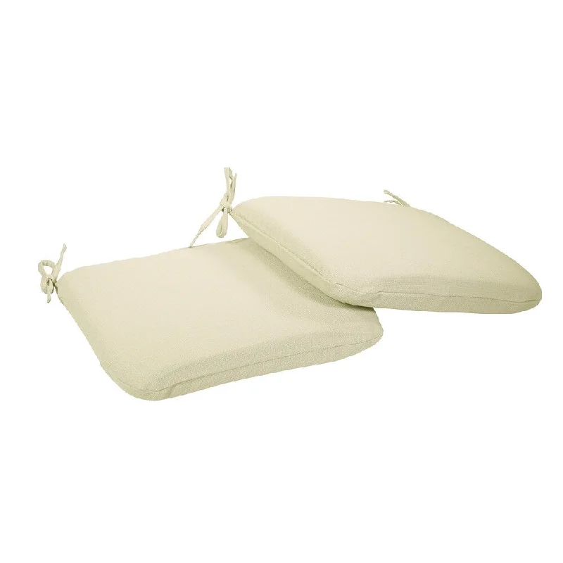Mega Deal Suntastic O'Top Beige Linen Indoor/ Outdoor Universal Chair Cushions (Set of 2) Mega Deal Suntastic O'Top Beige Linen Indoor/ Outdoor Universal Chair Cushions (Set of 2)