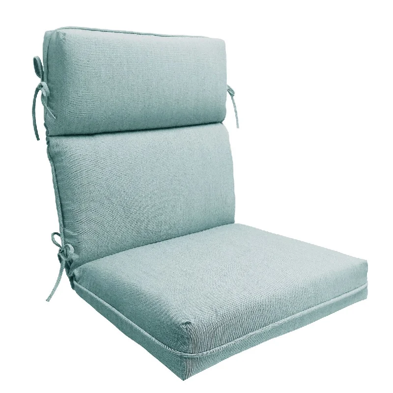 Special Savings Suntastic Outdoor/ Indoor High Back Dining Chair Cushion, Spa