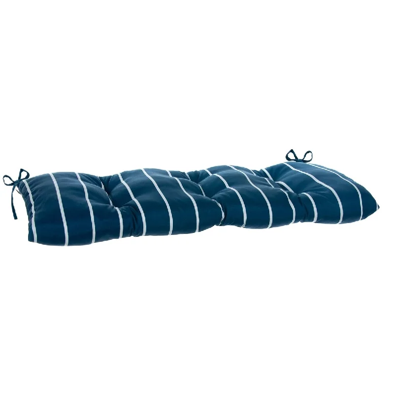 Time-Limited Offer Sydney Blue 44" x 18.5" Tufted Loveseat Cushion