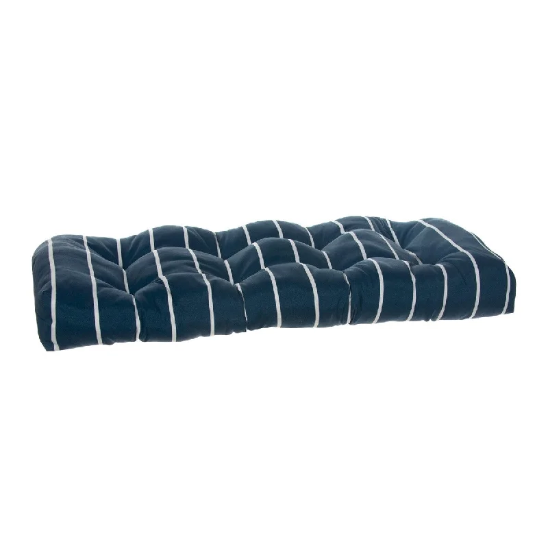 Friends and Family Sale Sydney Blue 44" x 19" Wicker Loveseat Cushion