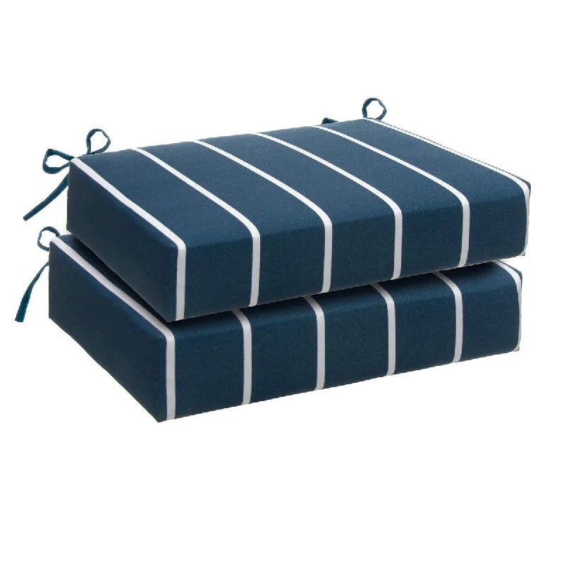 Limited Availability Sydney Blue Slab 20" x 20" 2 Pack Seat Cushions