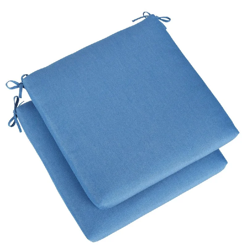 Sneak Peek Sale Trabert Sunbrella Regatta Blue Indoor/ Outdoor 19 Inch Bristol Chair Cushion Set Sneak Peek Sale Trabert Sunbrella Regatta Blue Indoor/ Outdoor 19 Inch Bristol Chair Cushion Set