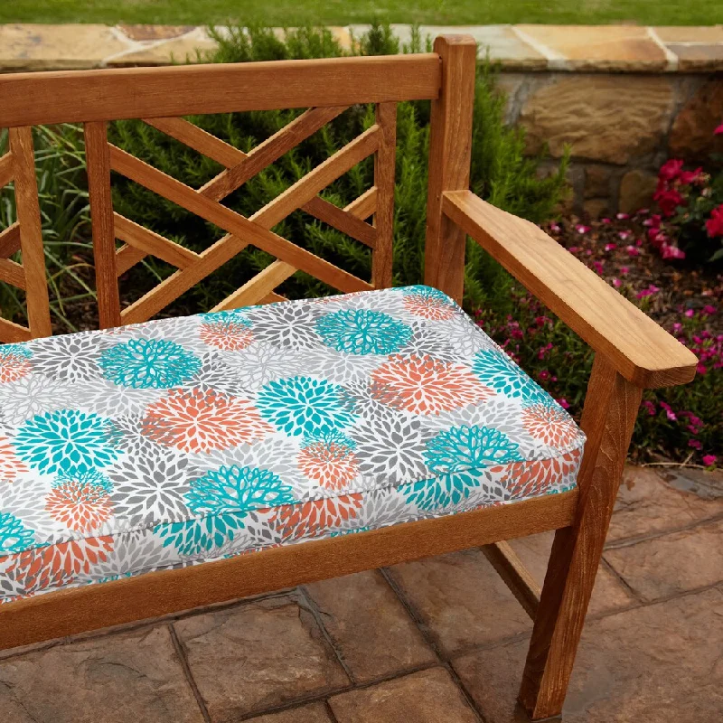 Limited Time Tropic Bloom 60-inch Outdoor Bench Cushion
