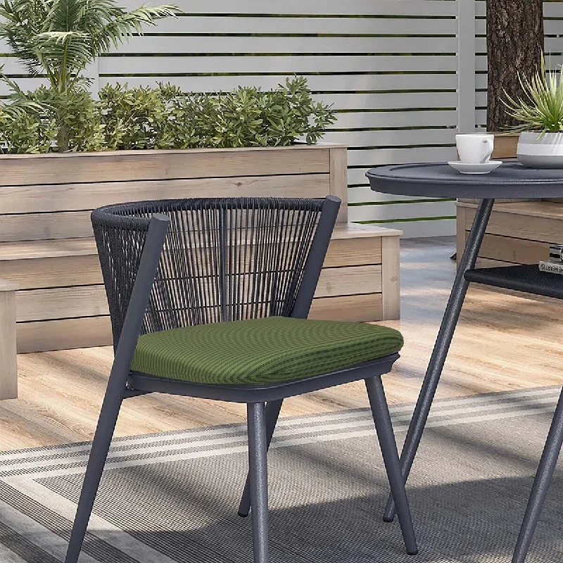 Warehouse Sale Tropical Outdoor Textured Printed Arm Chair Cushion 18 x 19 in Green - 18" x 19" x 2.75" Warehouse Sale Tropical Outdoor Textured Printed Arm Chair Cushion 18 x 19 in Green - 18" x 19" x 2.75"
