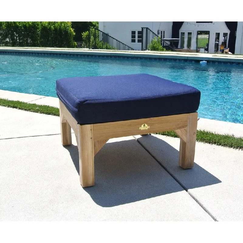Deal of the Day Willow Creek Outdoor Sunbrella Ottoman Cushion. Size 20"x24"x4.75"