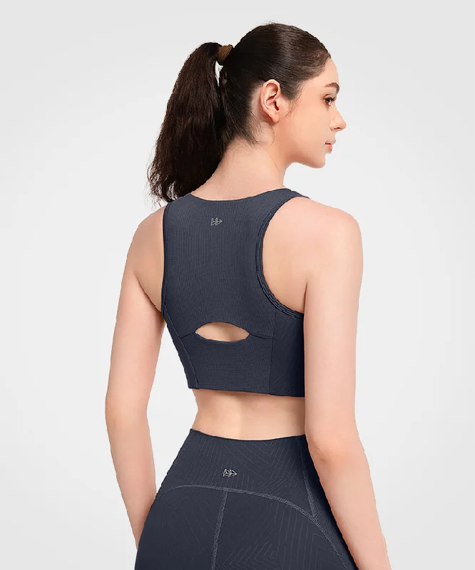 Epic Deals Echo Front Zip Keyhole Perforated Padded Running Bra | Women's High Support Sports Bra Epic Deals Echo Front Zip Keyhole Perforated Padded Running Bra | Women's High Support Sports Bra