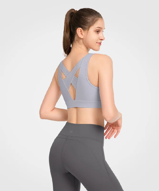 Massive Deals Echo Hollow Out Breathable Padded Running Bra | Women's High Support Sports Bra Massive Deals Echo Hollow Out Breathable Padded Running Bra | Women's High Support Sports Bra