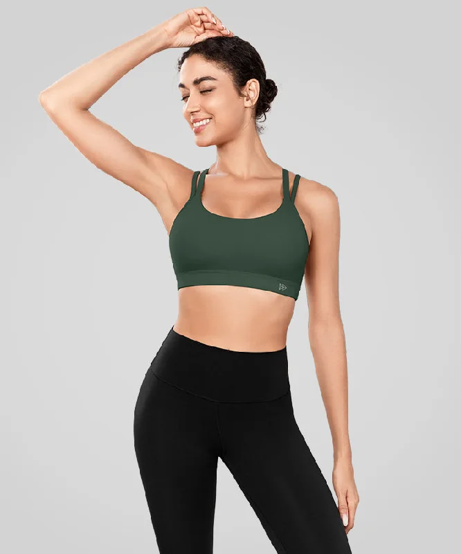 Sale Event Echo Long Double Cross Straps Padded Yoga Bra | Women's Light Support Sports Bra Sale Event Echo Long Double Cross Straps Padded Yoga Bra | Women's Light Support Sports Bra