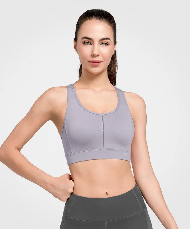 Huge Savings Echo Mesh Strappy Padded Running Bra | Women's High Support Sports Bra