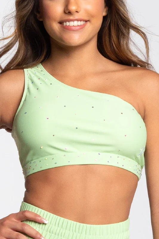 Stock Up and Save Elsa sports Bra in Pistachio