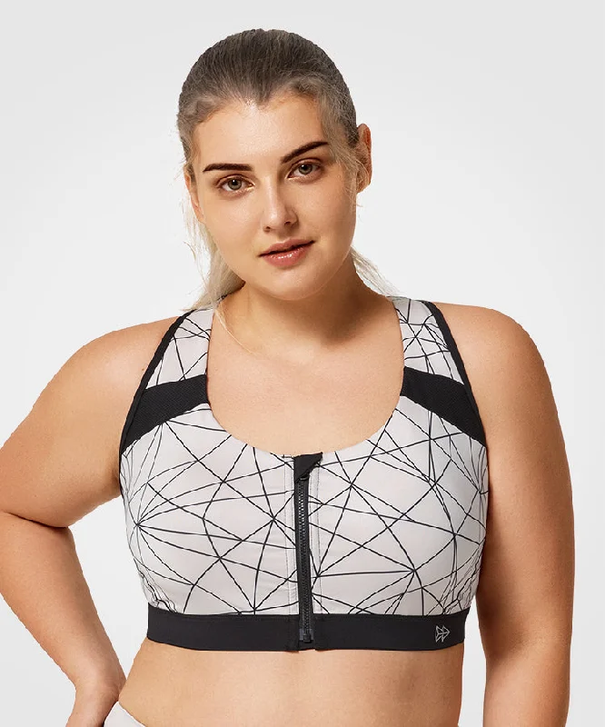 Deal Alert Enfold Zip Front Padded Running Bra | Women's High Support Sports Bra (Plus Size) Deal Alert Enfold Zip Front Padded Running Bra | Women's High Support Sports Bra (Plus Size)