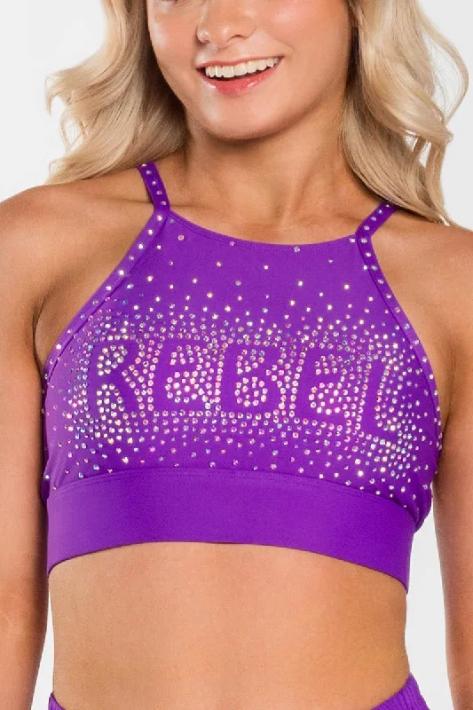 Price Meltdown Gilmore Sports Bra in Purple