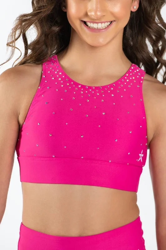 Early Access James Sports Bra in Hyper Pink