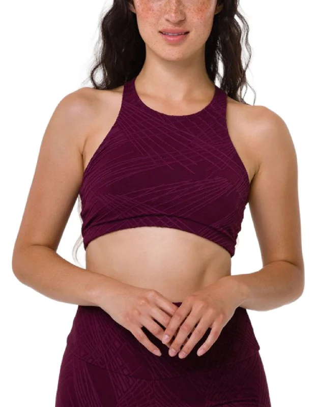 Members Only Onzie Flow Heart Bra 3082 Selenite
