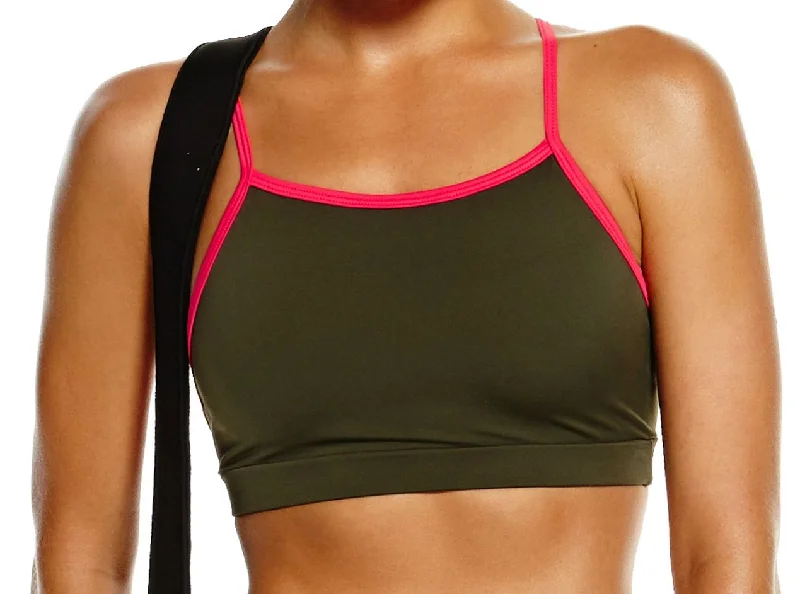 Great Deals Onzie Hot Yoga Triangle Bra 378 With Trim