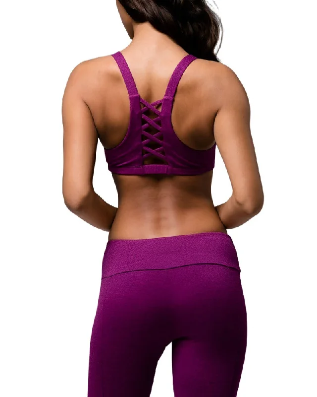 Shop and Save Onzie Hot Yoga Weave Bra Top 3054
