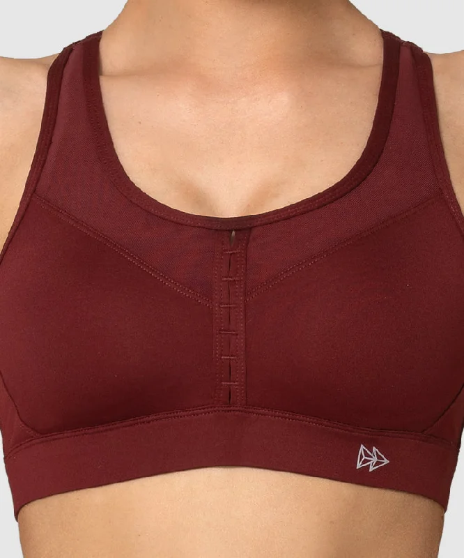Shop and Save Power Adjustable Straps Racerback Padded Running Bra | Women's High Support Sports Bra (Plus Size)