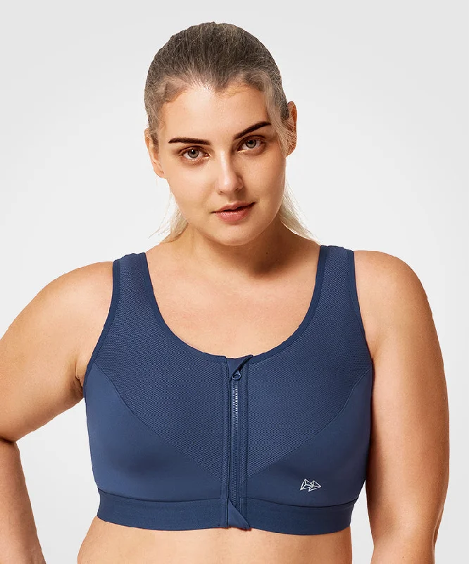 Weekend Deal Power Classic Zip Running Bra | Women's High Support Sports Bra (Plus Size) Weekend Deal Power Classic Zip Running Bra | Women's High Support Sports Bra (Plus Size)