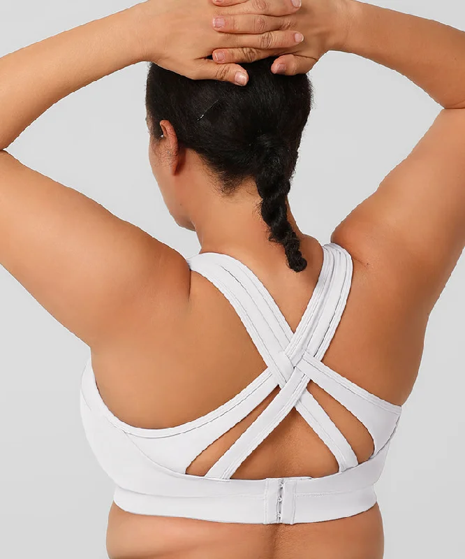 Midnight Sale Power Cross Back Padded Running Bra | Women's High Support Sports Bra (Plus Size) Midnight Sale Power Cross Back Padded Running Bra | Women's High Support Sports Bra (Plus Size)