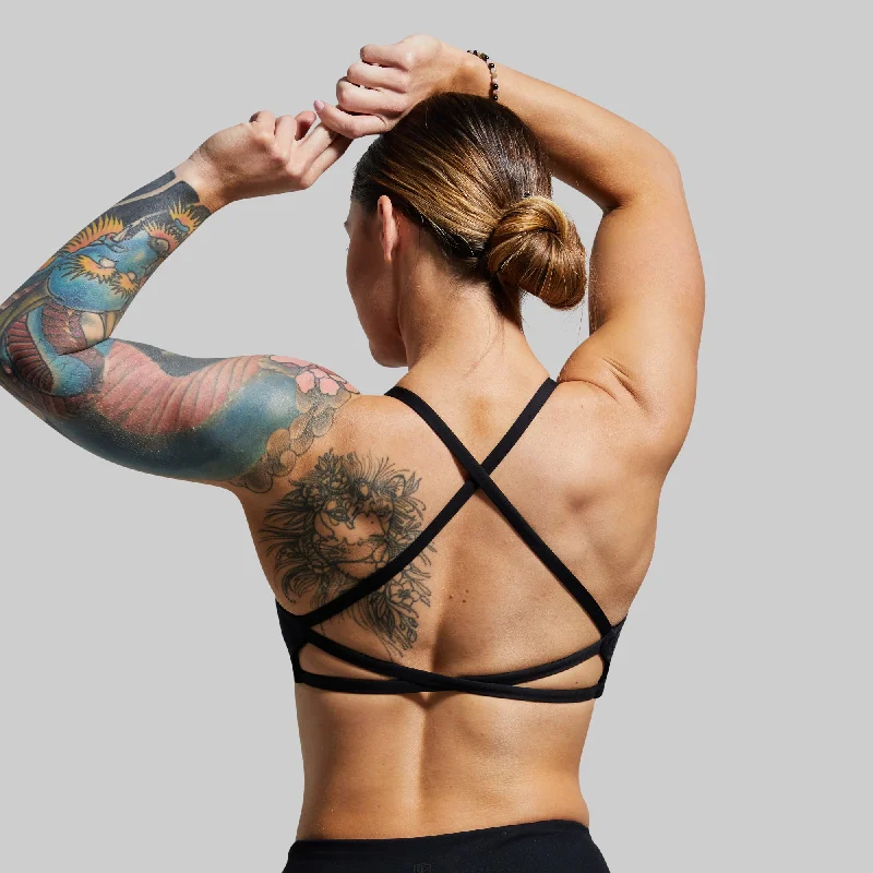 Overstock Serenity Sports Bra (Black)