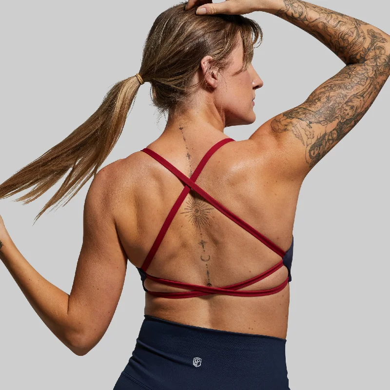 Take Advantage Serenity Sports Bra (Brand Strength-Navy)