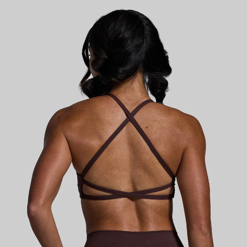 YEAR-End Sale Serenity Sports Bra (French Roast)