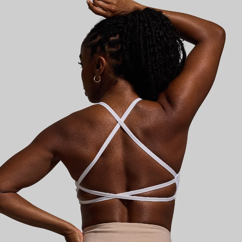 Discount Mania Serenity Sports Bra (White)
