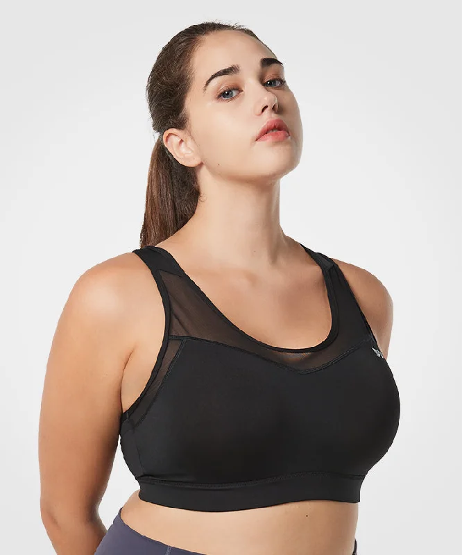 Limited Availability Shift Racerback Mesh Padded Running Bra | Women's High Support Sports Bra (Plus Size) Limited Availability Shift Racerback Mesh Padded Running Bra | Women's High Support Sports Bra (Plus Size)