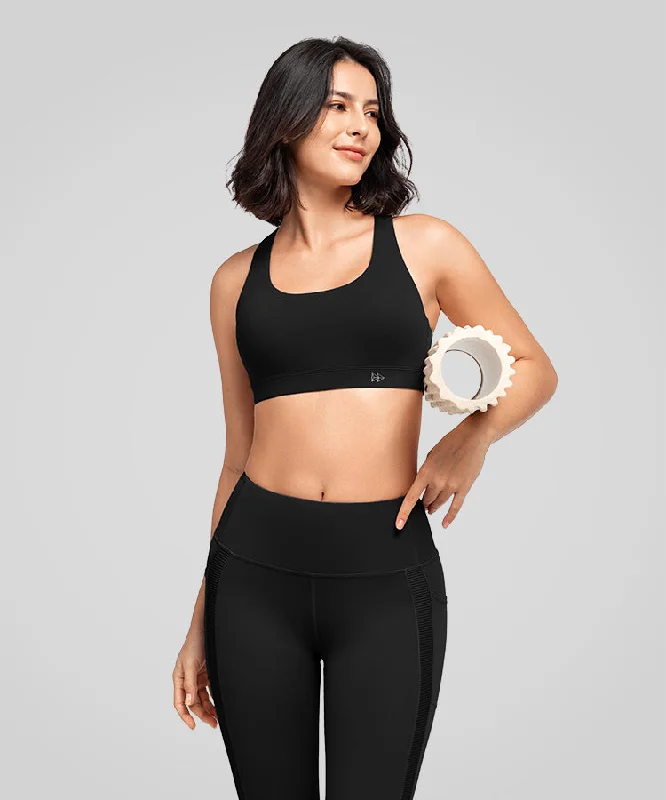 YEAR-End Clearance Shift Scoop Neckline Cross Back Padded Yoga Bra | Women's Light Support Sports Bra YEAR-End Clearance Shift Scoop Neckline Cross Back Padded Yoga Bra | Women's Light Support Sports Bra