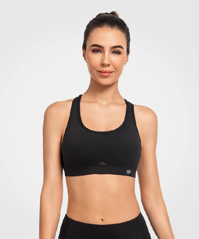 Don't Miss Shift Scoop Neckline Cut-Out Padded Yoga Bra | Women's Light Support Sports Bra