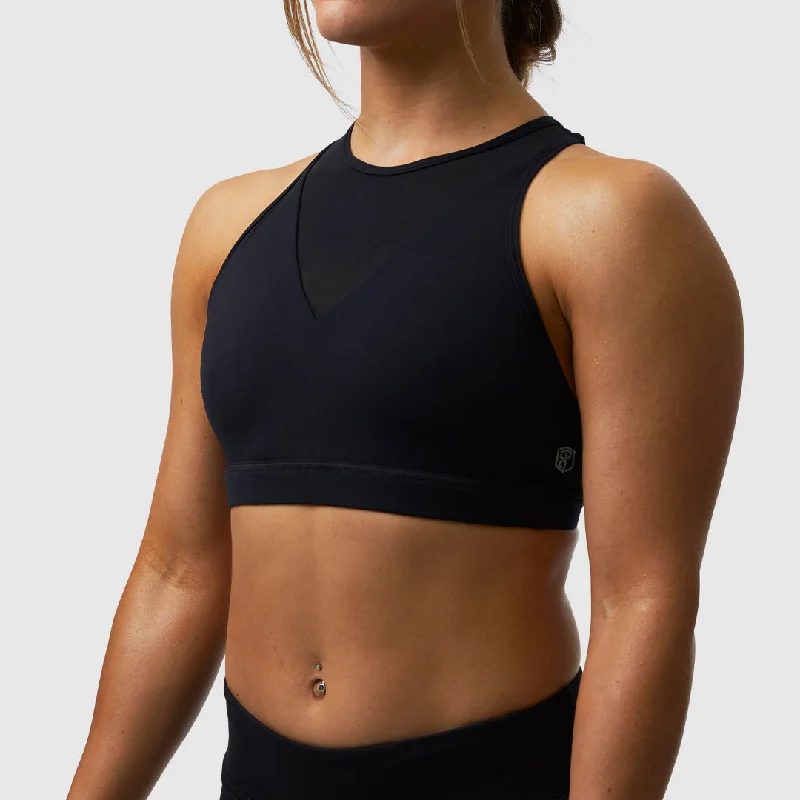 Exclusive Offers Shoots Sports Bra (Black)