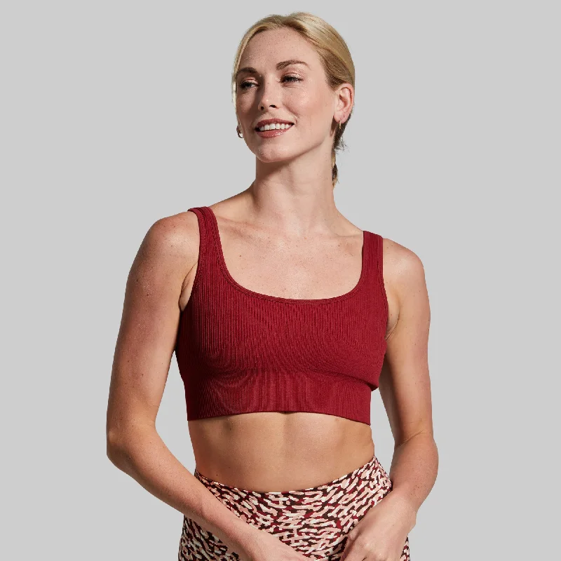 Can't Miss Studio Sports Bra (Rhubarb)