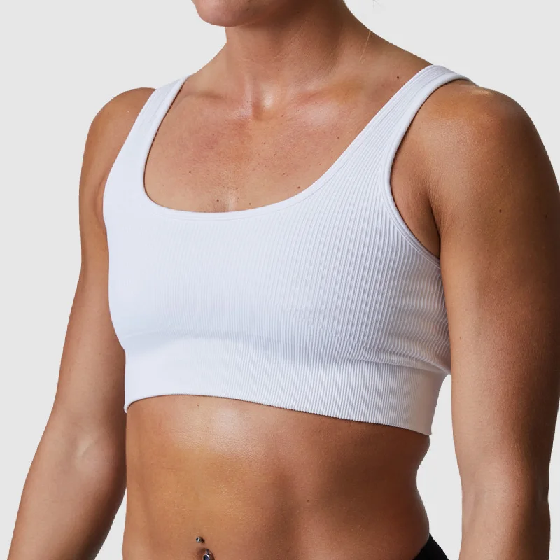 Daily Deals Studio Sports Bra (White)