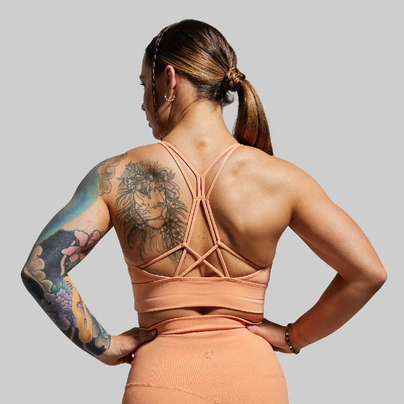 Lowest Price Untamed Sports Bra (Coral Sands)