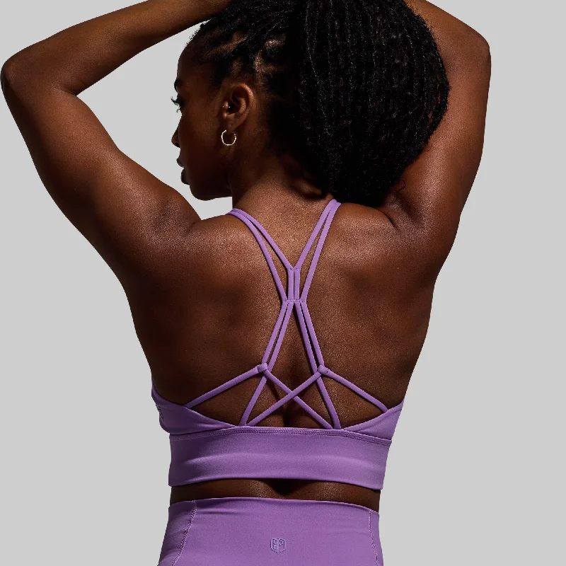 Midnight Madness Untamed Sports Bra (Grape Popsicle)
