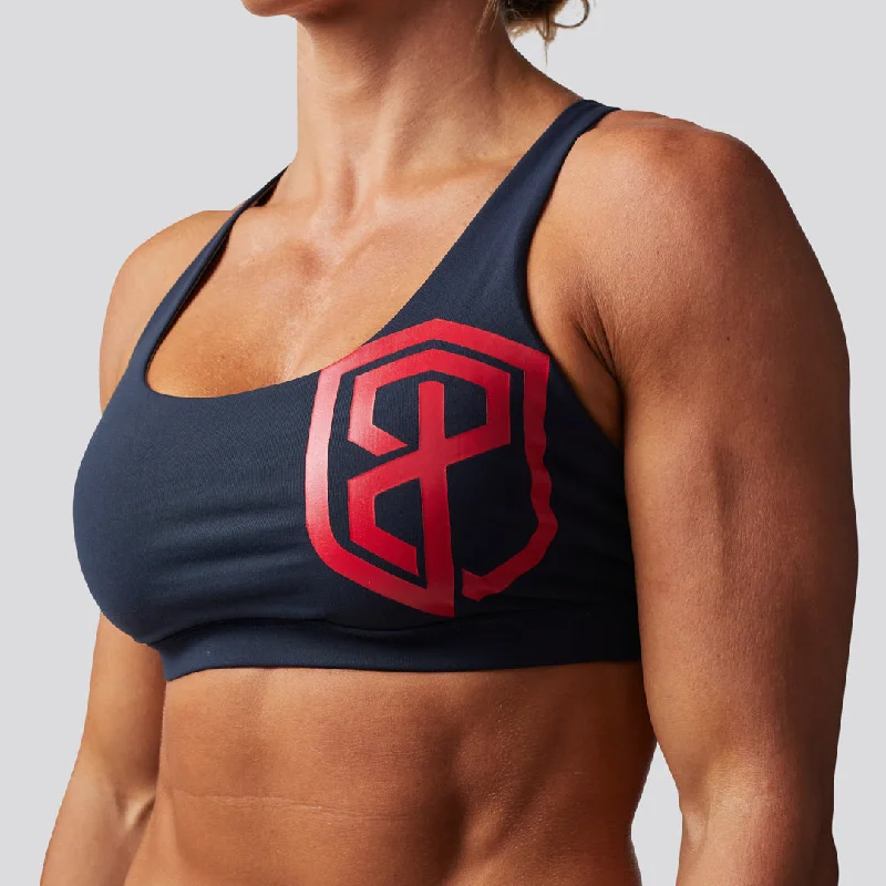 Mega Sale Vitality Sports Bra 2.0 (Brand Strength-Navy Blue)