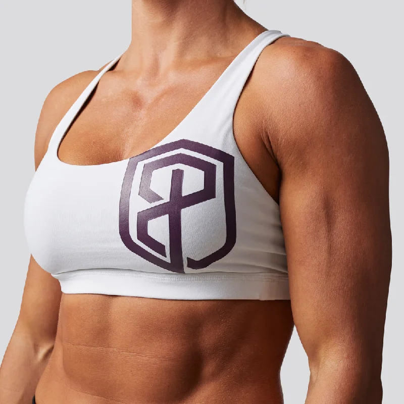 Limited Edition Vitality Sports Bra 2.0 (Brand Strength-White)