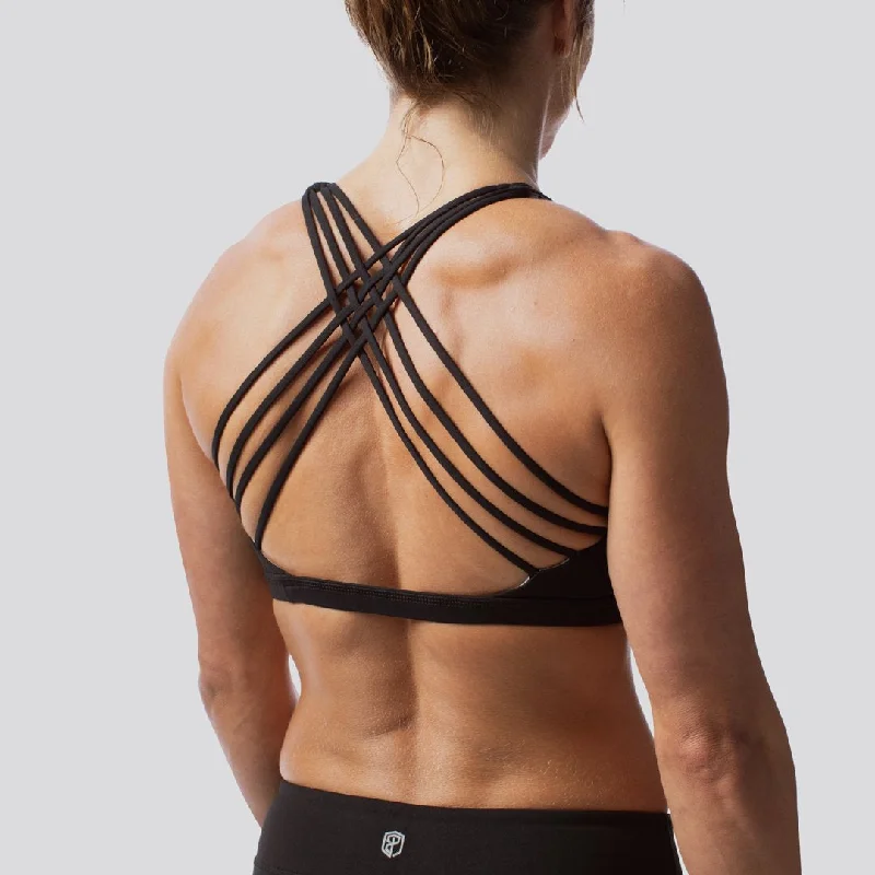 Savings Galore Vitality Sports Bra (Black)