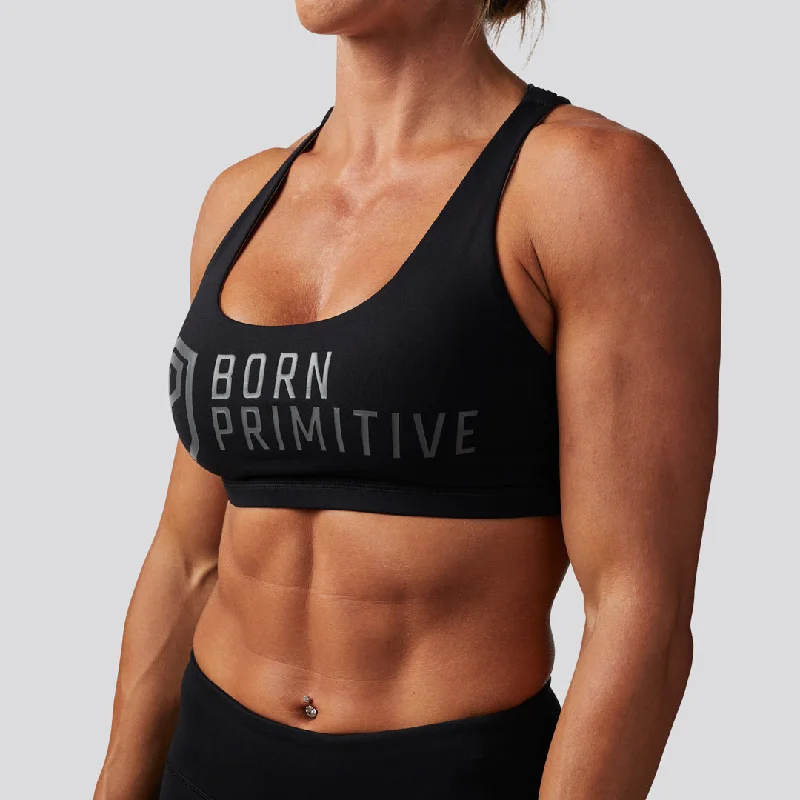 Special Price Vitality Sports Bra (Brand Strength-Black)