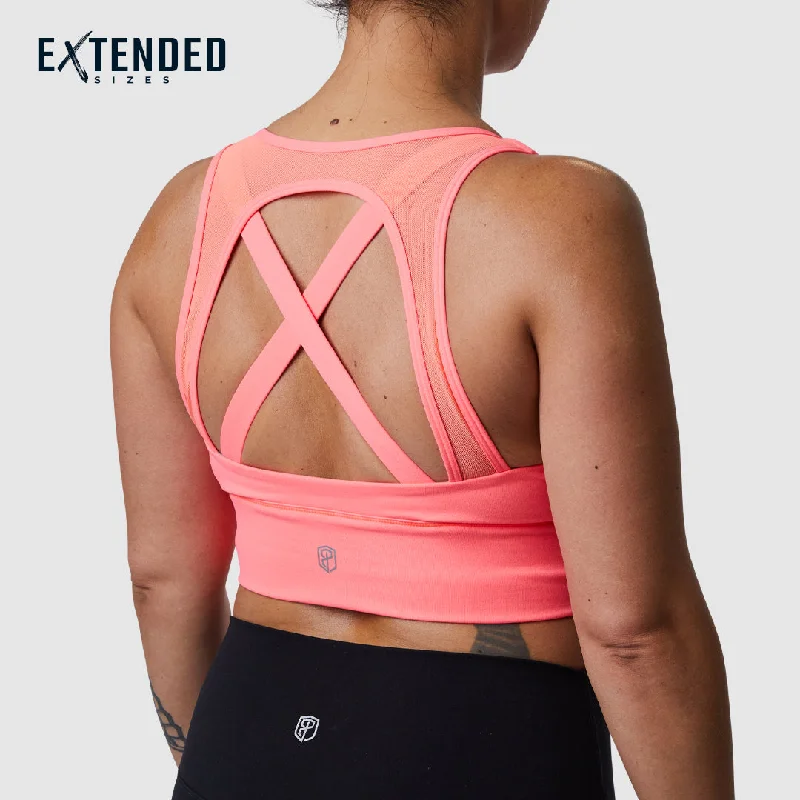 Reduced Prices X-Factor Full Throttle Sports Bra (Coral)