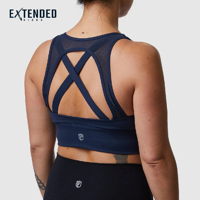 Special Discount X-Factor Full Throttle Sports Bra (Navy)