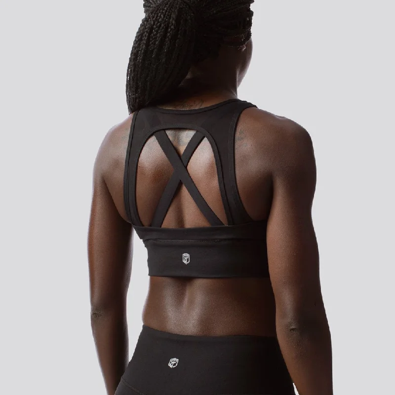 Stock Clearance X-Factor Sports Bra (Black)
