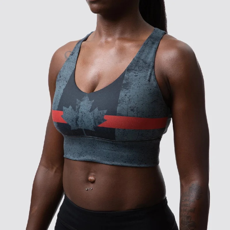 Year-End Clearance X-Factor Sports Bra (Canada Thin Red Line)