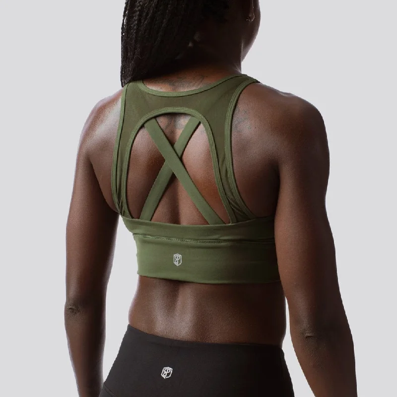 Early Bird Discount X-Factor Sports Bra (Tactical Green)