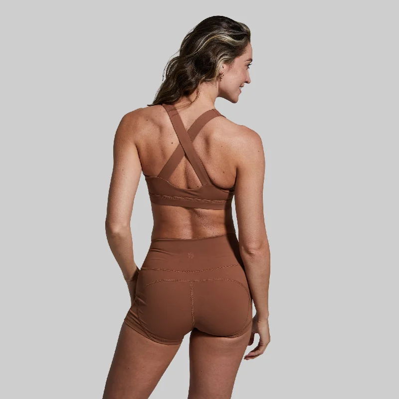 Limited Quantity Your Essential Sports Bra (Carob)