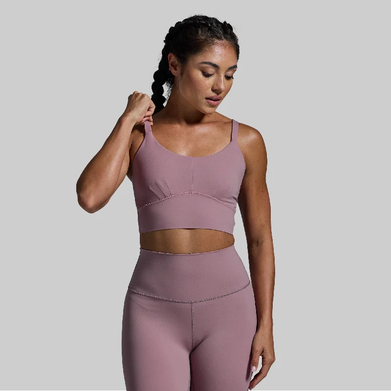 Buy Now Your Go To Sports Bra (Antique Mauve)