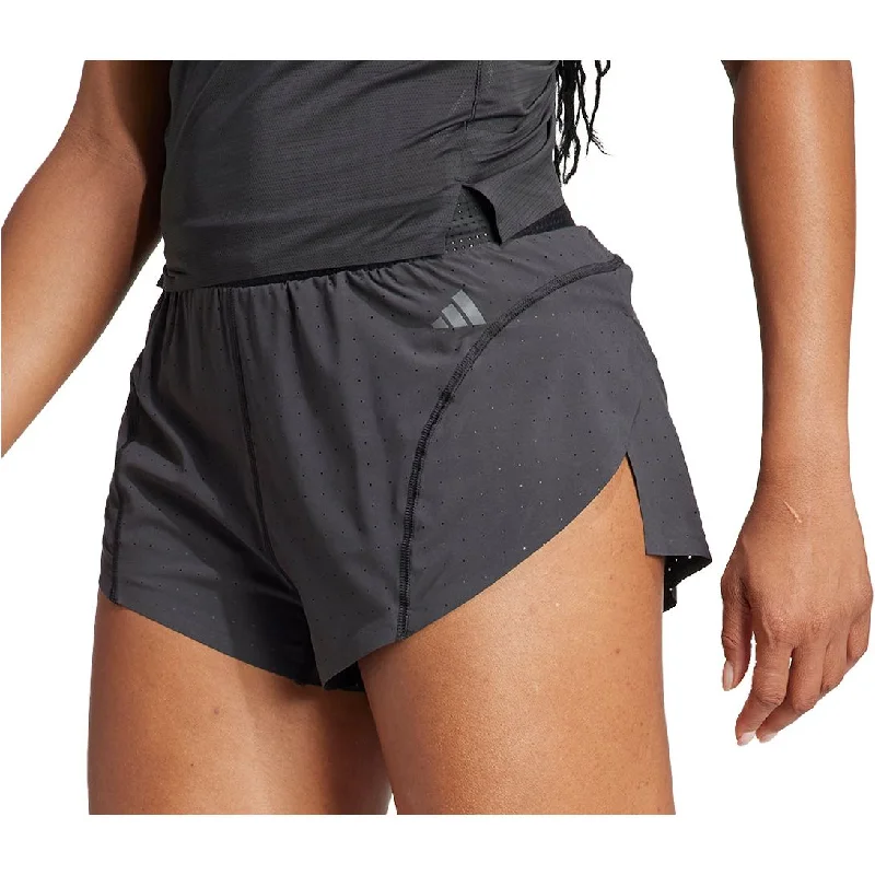 Reduced Prices adidas Adizero Womens Split Running Shorts - Black