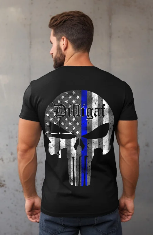 Blue Lives Matter Punisher Tee