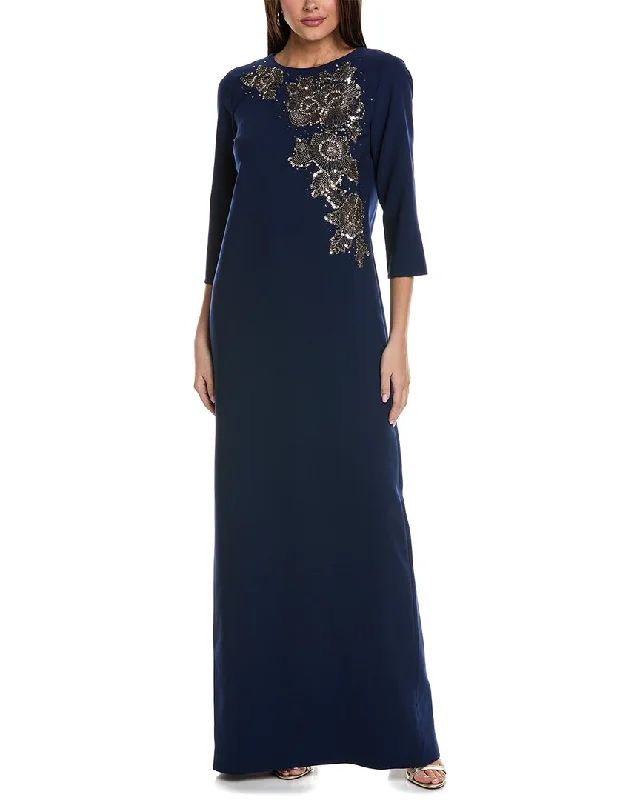 Weekend Special Carolina Herrera Embellished Column Gown