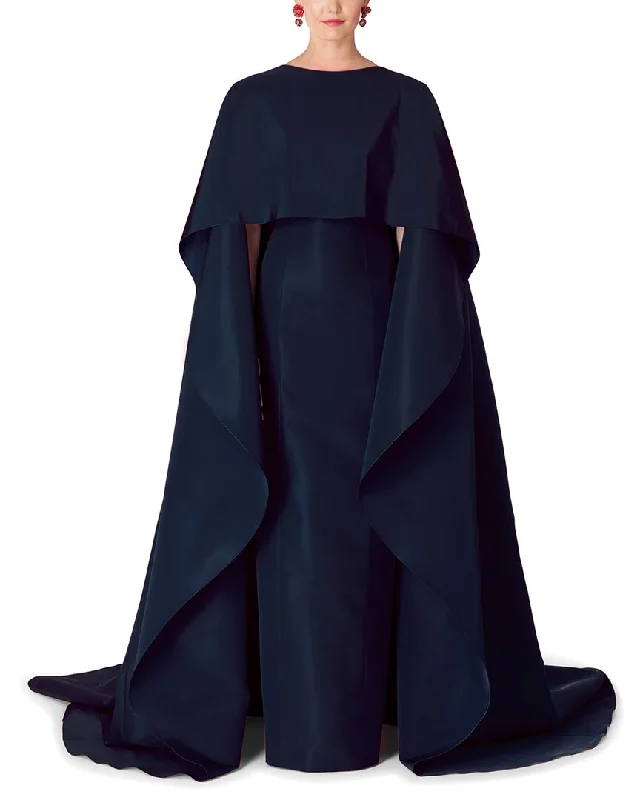 Major Savings Carolina Herrera Silk Column Gown